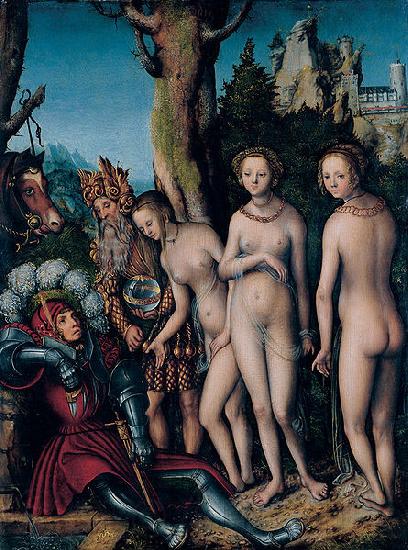 Lucas Cranach the Elder The Judgment of Paris Germany oil painting art